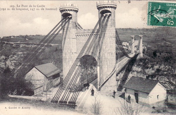 Le pont Charles-Albert (pont de la Caille)