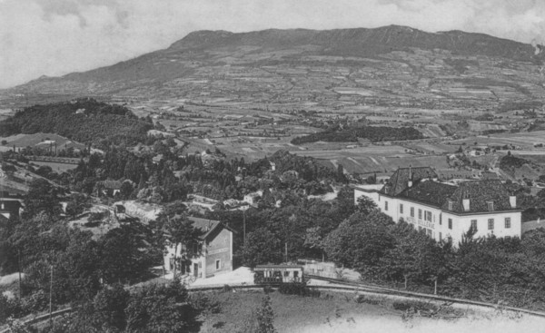 Gare principale du Chemin de fer du Salève (1919)