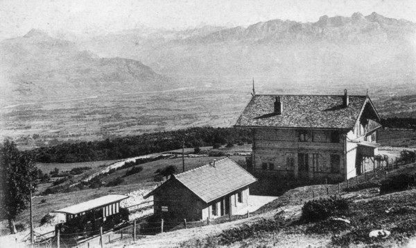 Gare du chemin de fer du Salève (1893)