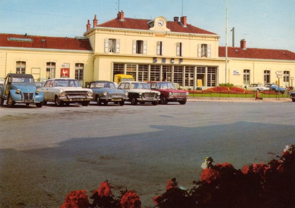 Place de la gare à Annemasse (v. 1970)