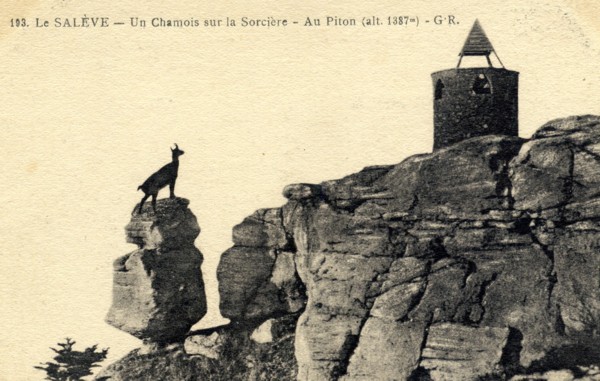 La tour Bastian au Grand Piton et la Sorcière