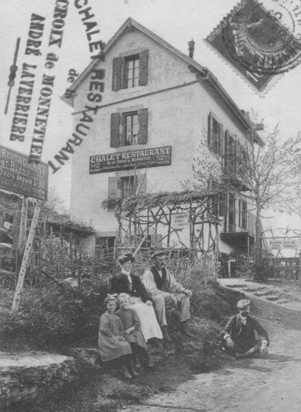La Croix de Monnetier et le Restaurant