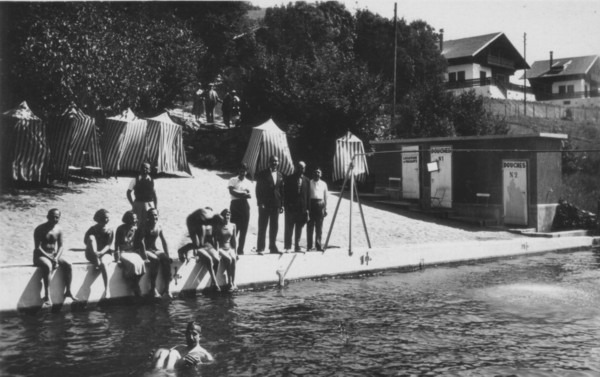 Piscine de l´hôtel-restaurant du Château de l´Ermitage (v. 1933)