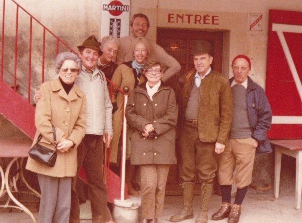 Clients genevois du restaurant Grobon (1980)