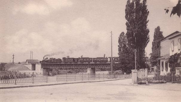 Pont du chemin de fer du PLM au-dessus de l´Arve