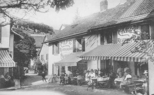 Café des Platanes et café de Genève (état 2)