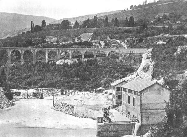 Usine d´Arthaz et barrage sur l´Arve