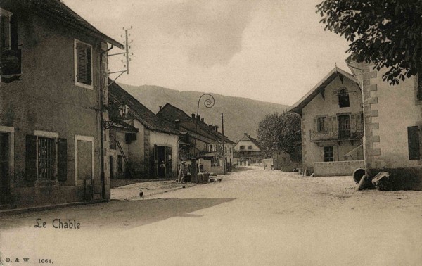 Le centre du Châble