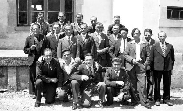 Cérémonie en l’honneur du retour des prisonniers (juin 1945)