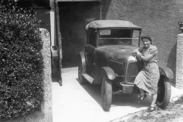 Voiture Citröen type C à Blécheins (juillet 1933)