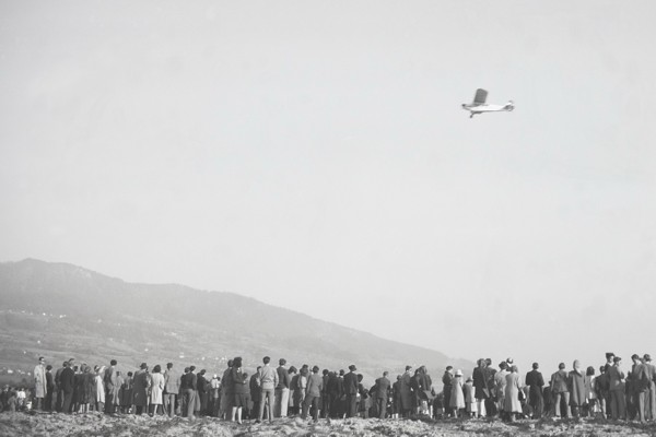 Arrivée de François Durafour à Annemasse (27 juillet 1947)