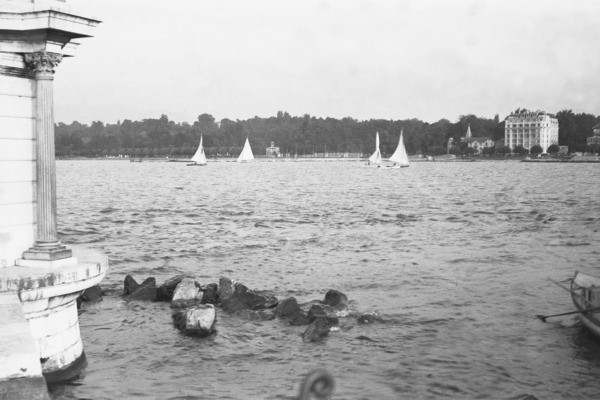 La rade vue de la jetée des Pâquis (sept. 1931)