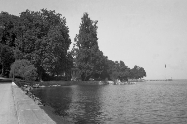 Parc Mon Repos et le lac (sept. 1931)