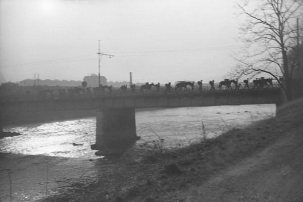 Départ de la cavalerie pour l’exercice (avril 1938)