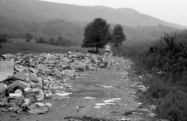 Décharge en bordure de la Route Forestière (mai 1968)