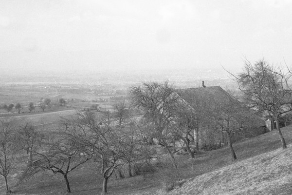 La « Ferme Servant » vue de l'arrière sur son côté sud (nov. 1934)