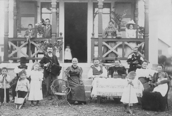 La famille Meyer à Genève (1900)