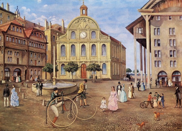 Place de la Fusterie, grand-bis (v. 1870)