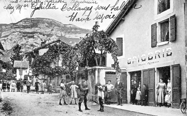 Les maisons et commerces de la rue Verdi