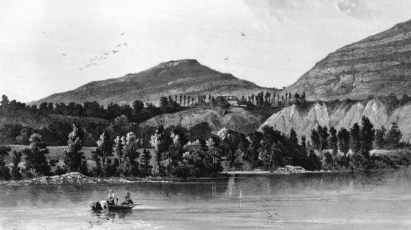 Le Salève et l’Arve vus de Veyrier