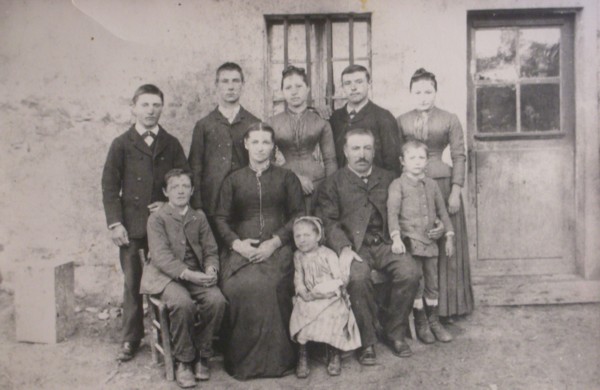 Famille d'André Mégevand à Moisin (1888)
