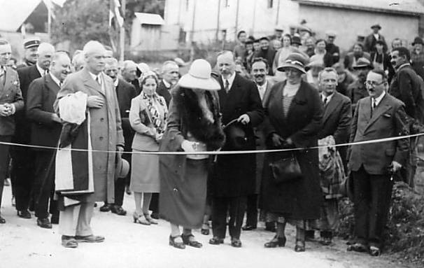 Inauguration de la « route du Salève » (août 1931)