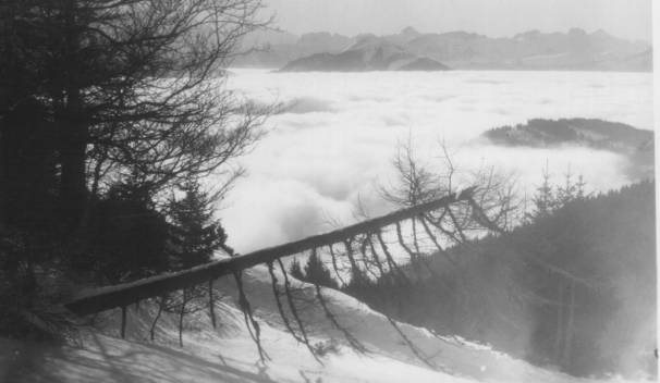 Effet de neige près des Rochers de Faverges
