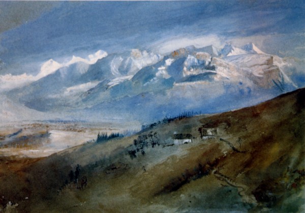 « Vue de ma fenêtre à Mornex » (1862)