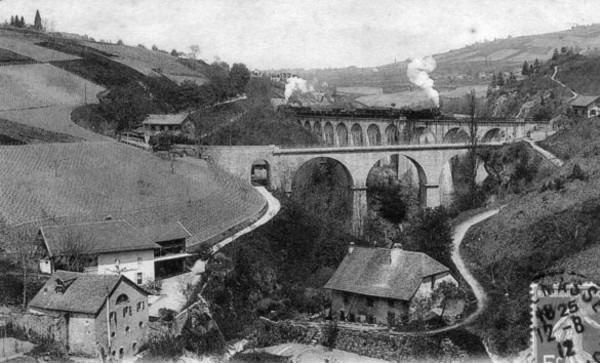 Les viaducs sur le Viaison (v. 1912)