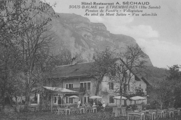 Restaurant Sous-Balme (vers 1930)