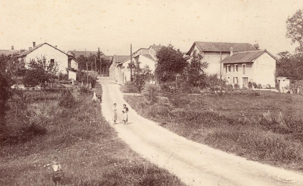 Vue depuis la descente de Veigy (v. 1935)