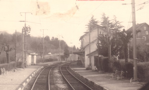 Gare SNCF de Monnetier-Mornex (avril 1965)