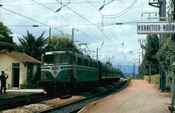 Gare SNCF de Monnetier-Mornex (1970)
