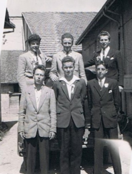 Photos des conscrits d'Archamps (1953)