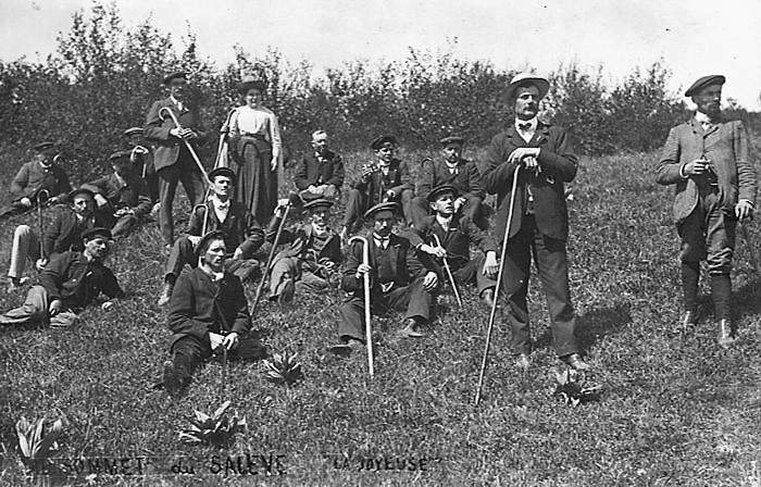 « La Joyeuse » sur le Salève (v. 1900)