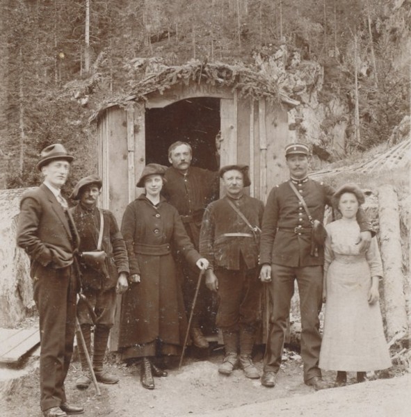 Garde de la frontière suisse à  Vallorcine (14 juillet 1916)