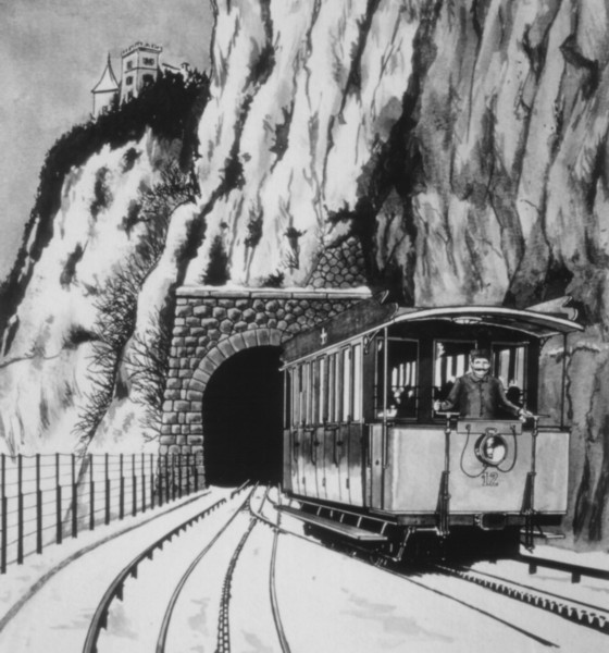 Le tunnel du Chemin de fer du Salève