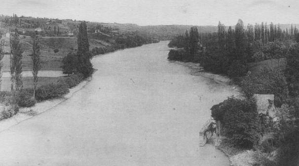 Le Rhône et le Moulin du Pont Carnot
