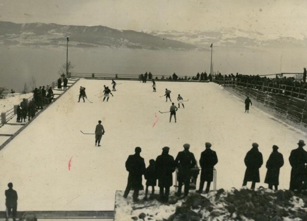 La patinoire du téléphérique du Salève (1933)