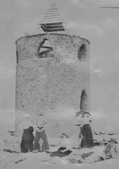 La tour Bastian au Grand Piton (Etat 3) (1904)