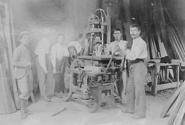 La menuiserie Madala en 1904