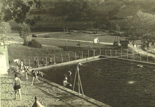 Piscine de l´hôtel-restaurant du Château de l´Ermitage (v. 1932)