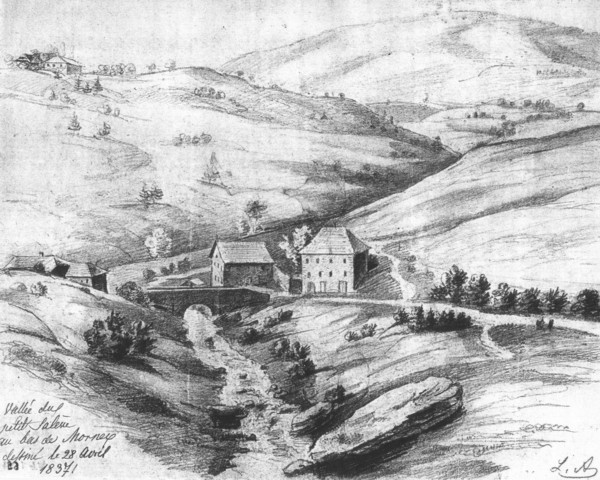 Le pont sur le Viaison (1837)